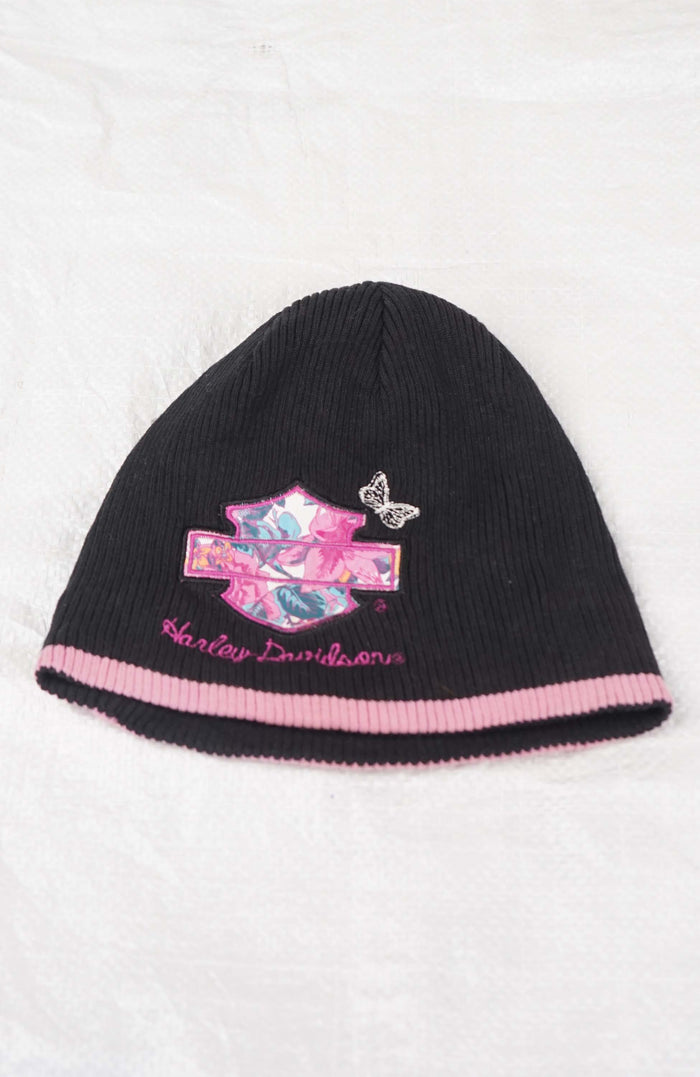 VINTAGE HARLEY DAVIDSON SKULL BEANIE