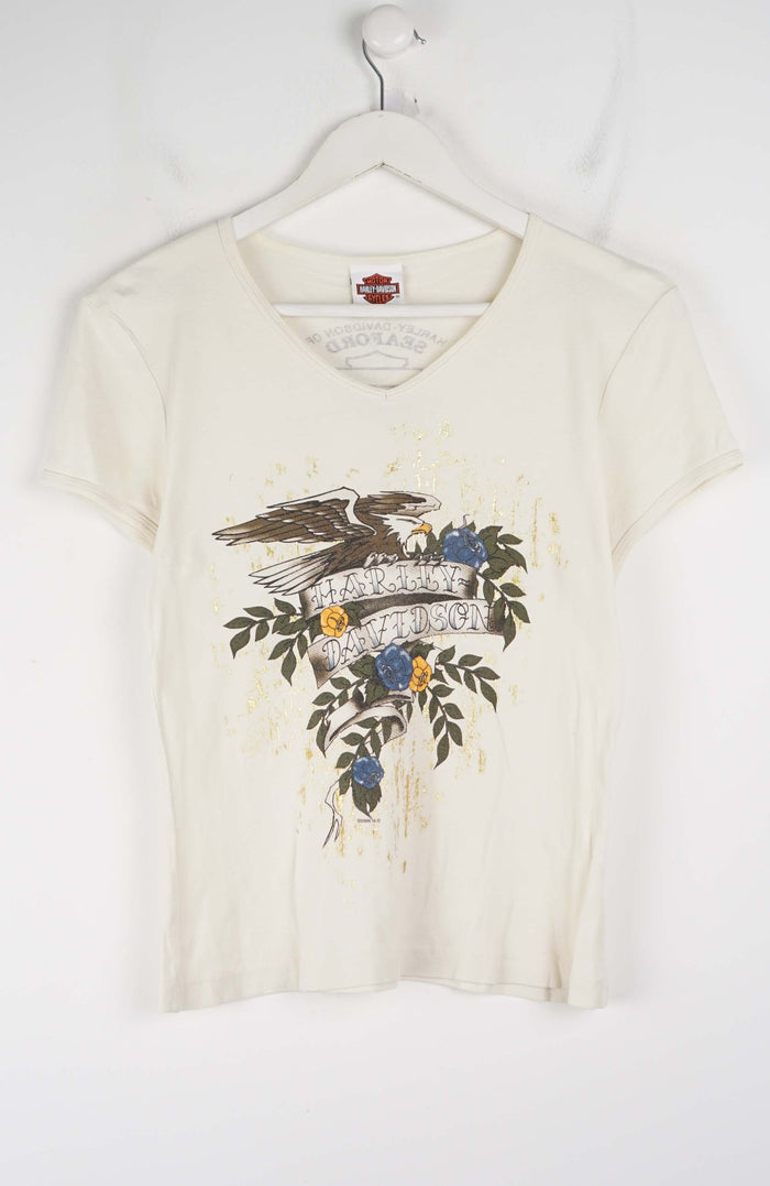 VINTAGE HARLEY DAVIDSON T-SHIRT (XS)  WOMENS