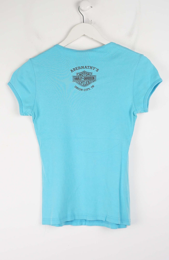 VINTAGE HARLEY DAVIDSON T-SHIRT (XXS)  WOMENS