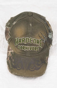 VINTAGE HARDCORE CARNIVORE REAL TREE HAT