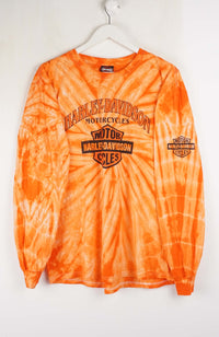VINTAGE HARLEY DAVIDSON MOTORCYCLES T-SHIRT (L)