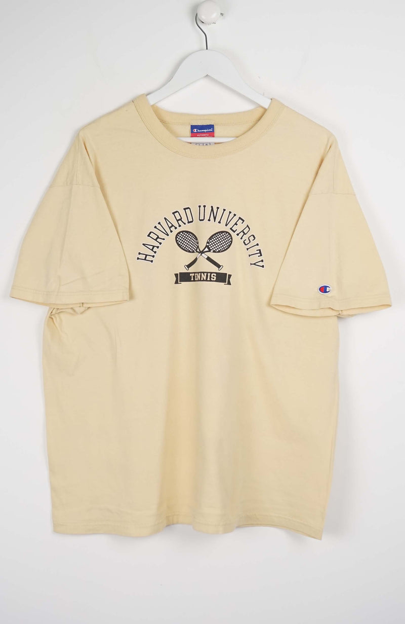 VINTAGE HARVARD UNIVERSITY TENNIS T-SHIRT (L)