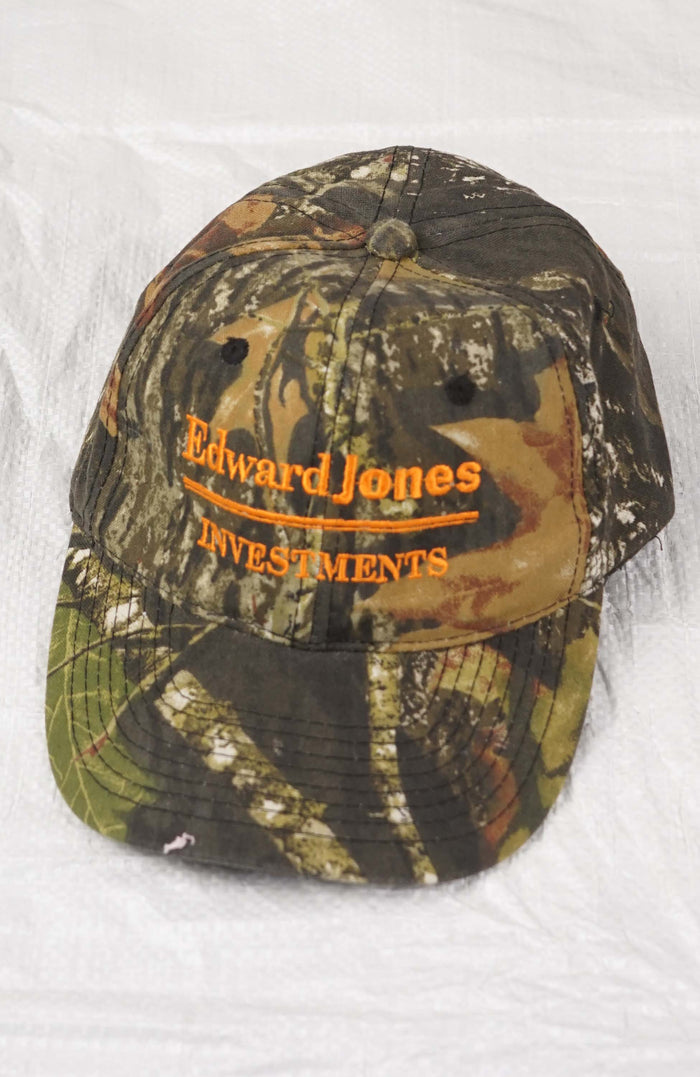 VINTAGE HD EDWARD JONES REAL TREE HAT