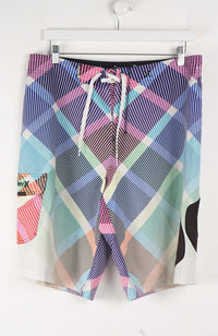 VINTAGE HURLEY BOARD SHORTS W34