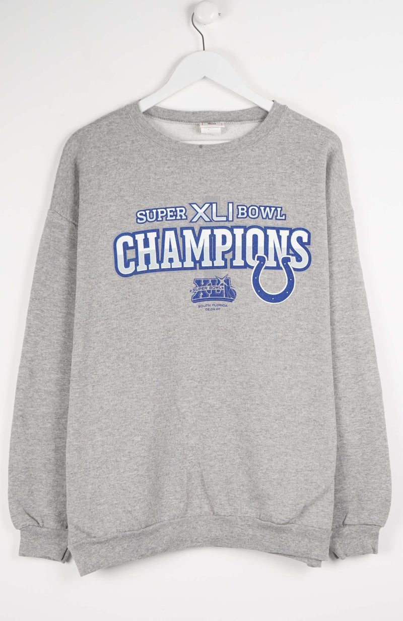 VINTAGE INDIANAPOLIS COLTS SUPERBOWL SWEATER (L)