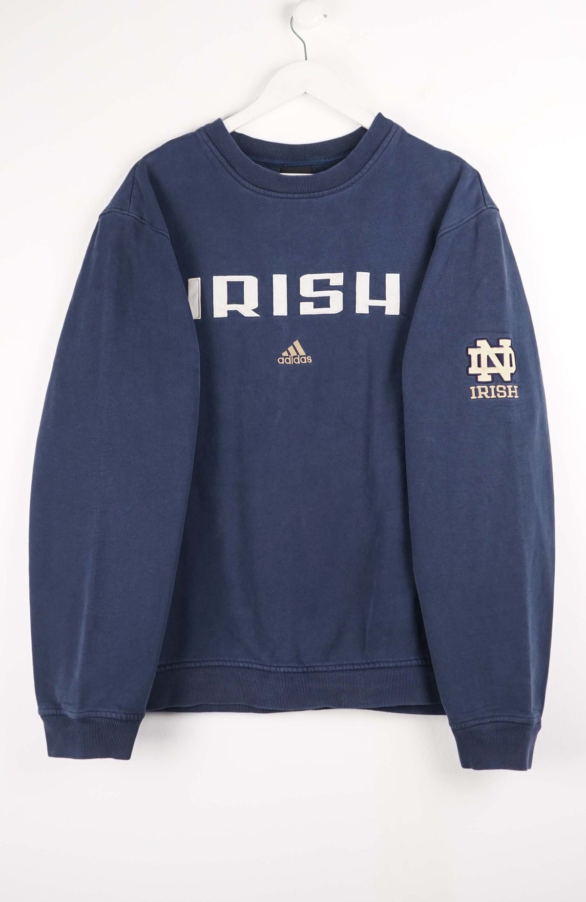 VINTAGE ADIDAS NOTRE DAME SWEATER (L)
