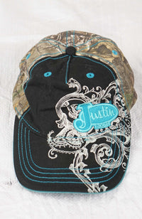 VINTAGE JUSTIN BOOTS REAL TREE HAT