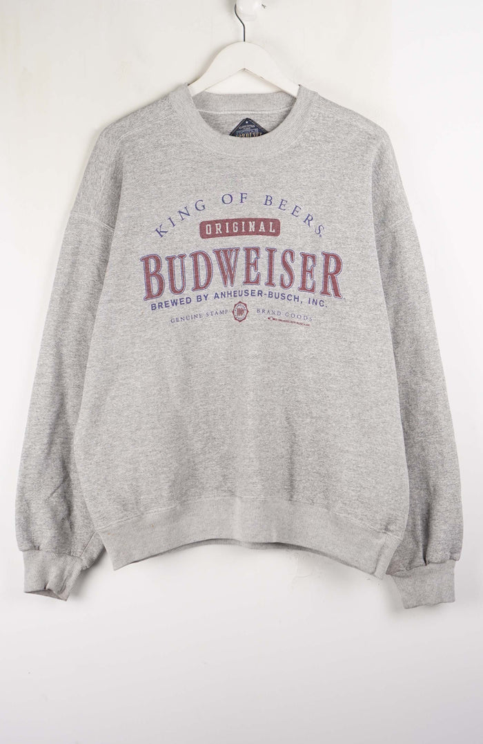 VINTAGE KING OF BEERS BUDWEISER SWEATER (L)