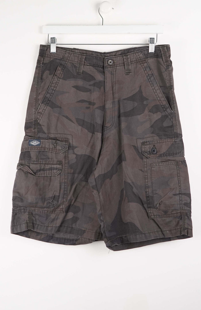 VINTAGE LEE CAMO CARGO SHORTS W32