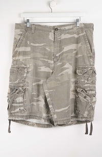 VINTAGE LEE CAMO CARGO SHORTS W38