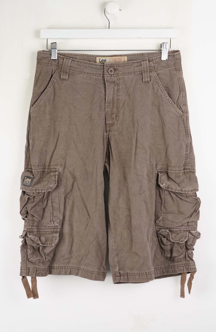 VINTAGE LEE DUNGAREES CARGO SHORTS W30