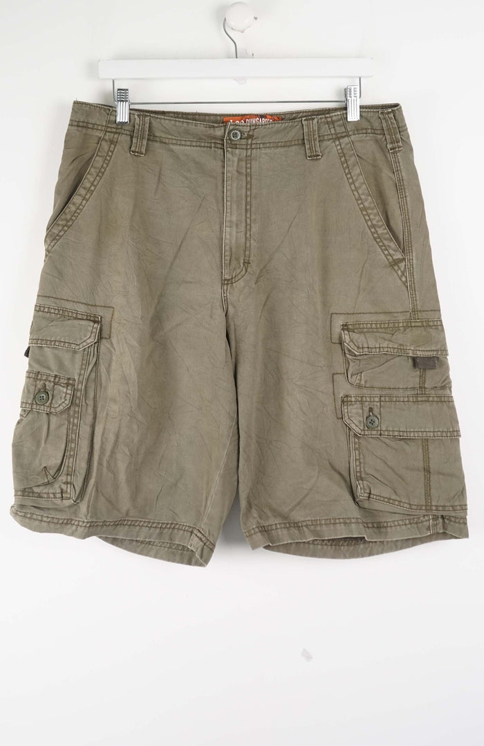 VINTAGE LEE DUNGAREES CARGO SHORTS W35