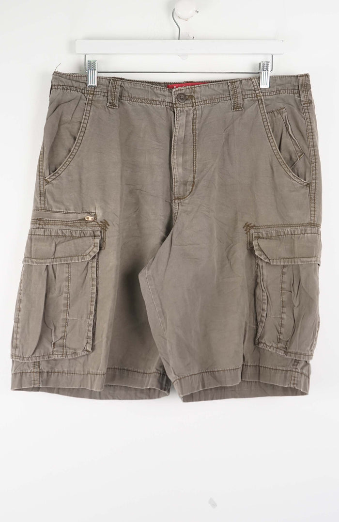 VINTAGE LEE DUNGAREES CARGO SHORTS W36