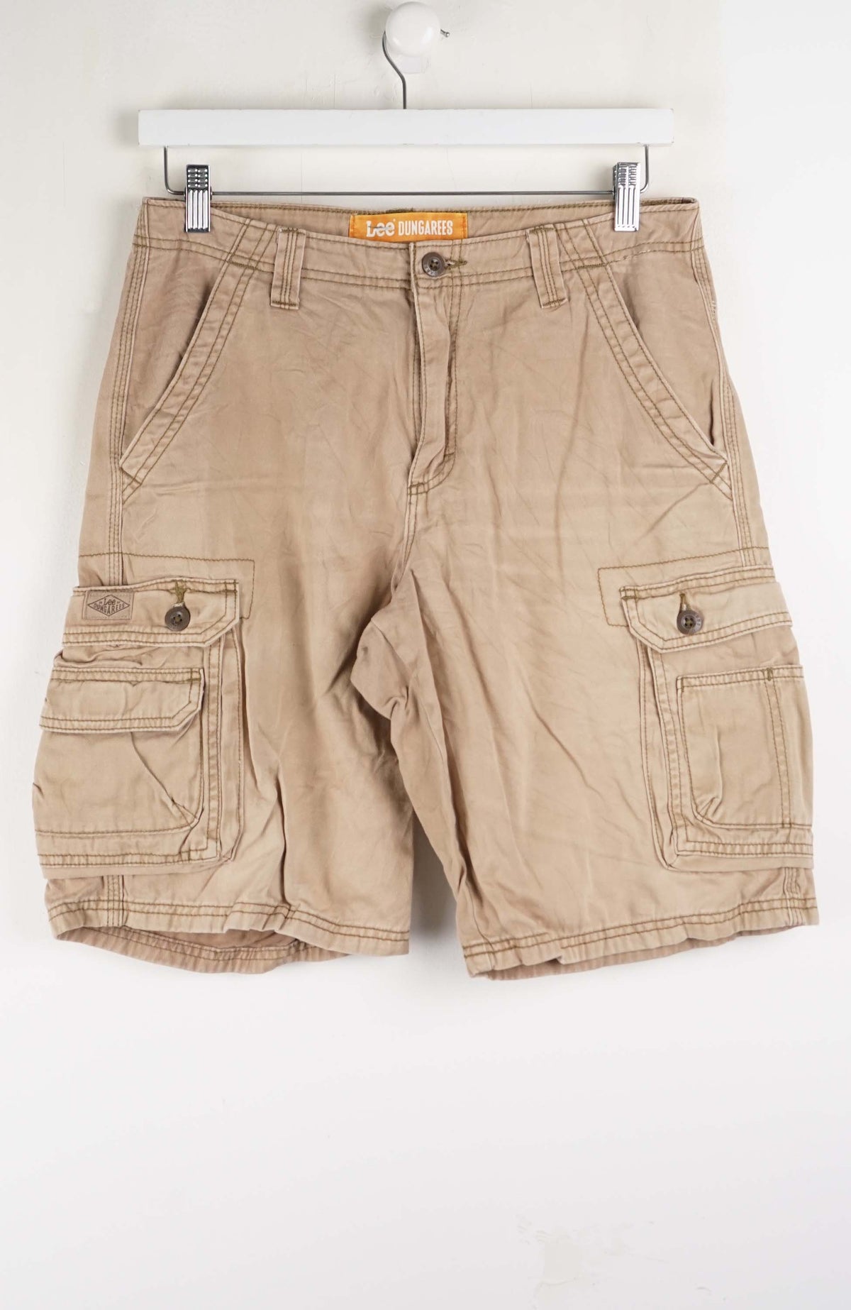 VINTAGE LEE DUNGAREES CARGO SHORTS W30