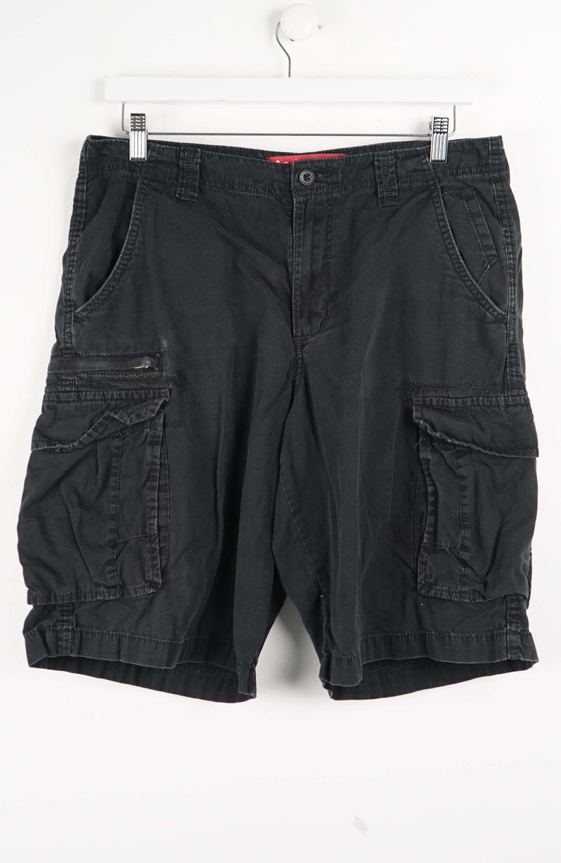 VINTAGE  LEE DUNGAREES SHORTS W32