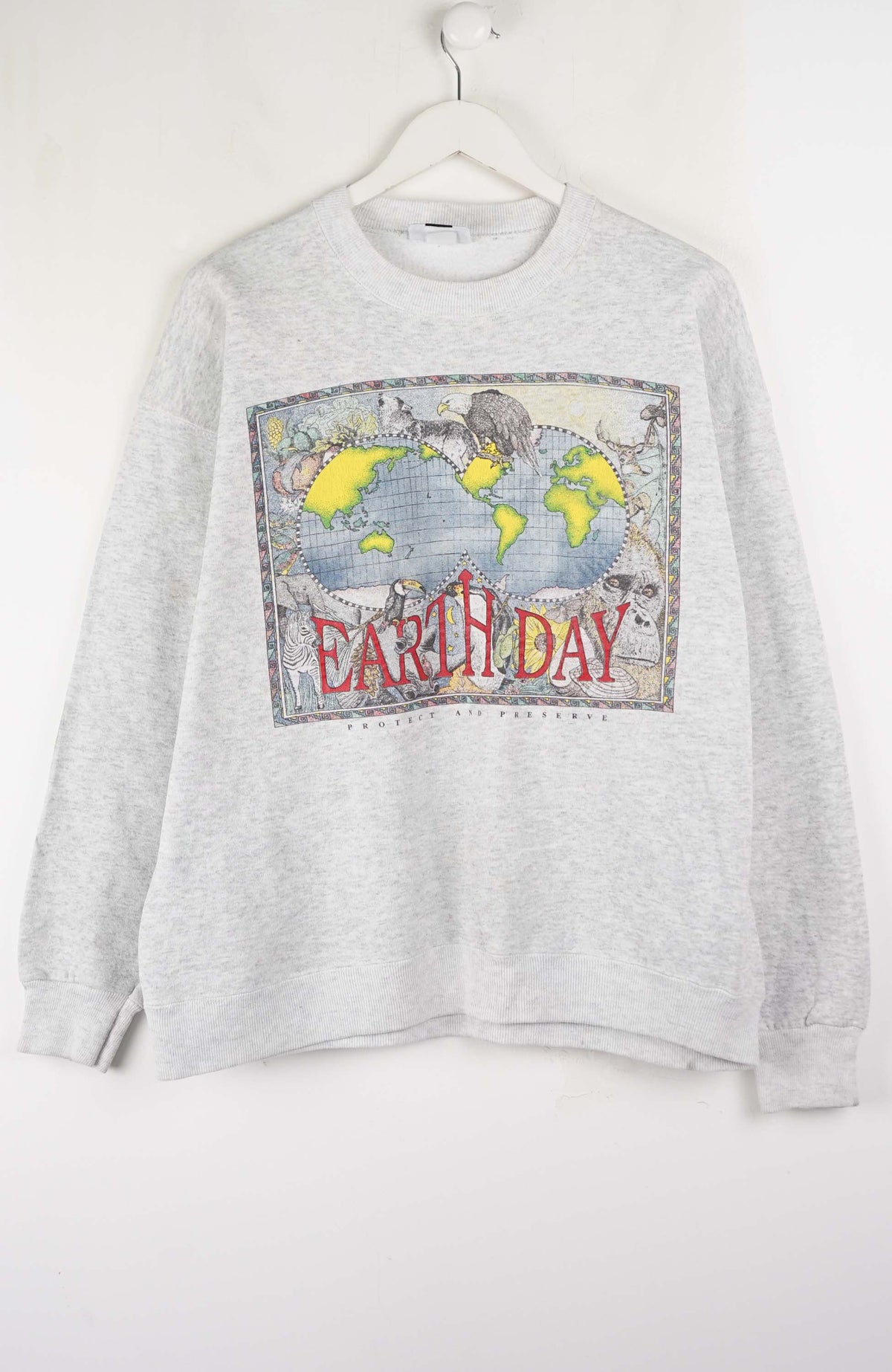 VINTAGE EARTH DAY SWEATER (S)