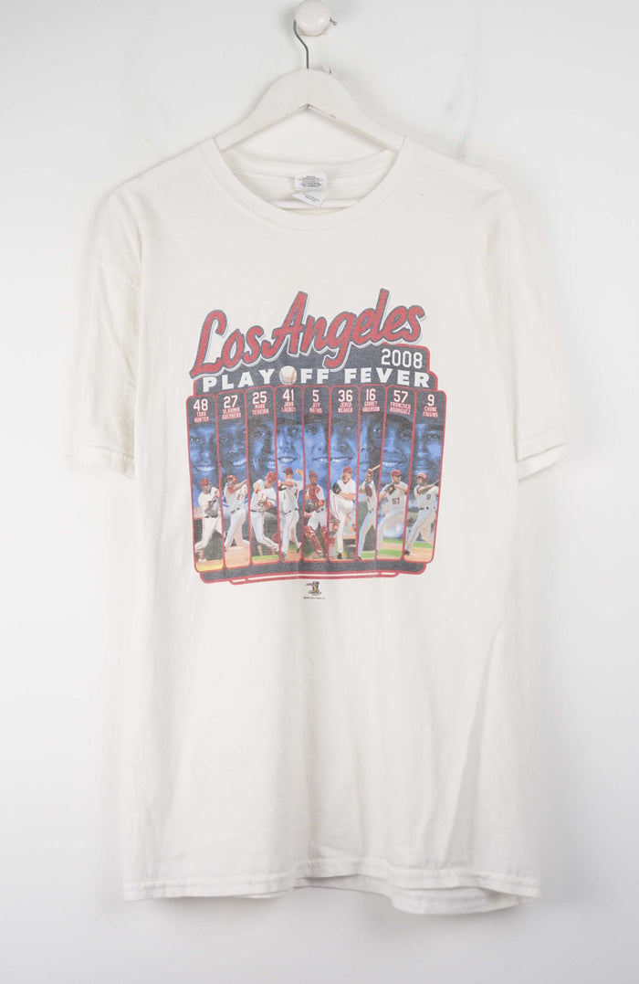 VINTAGE LOS ANGELES 2008 PLAY OFF FEVER T-SHIRT (M)