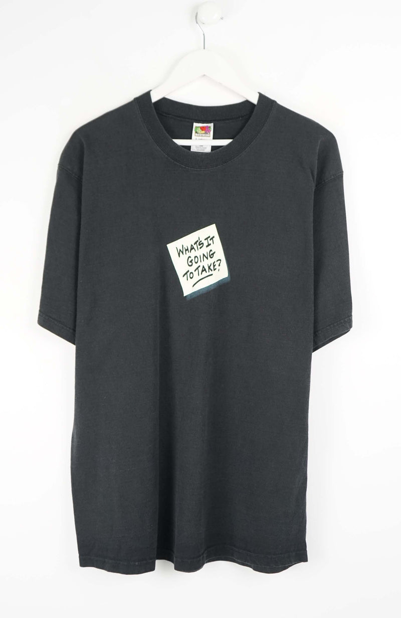VINTAGE WHATS IT GOING TO TAKE  T-SHIRT (L)
