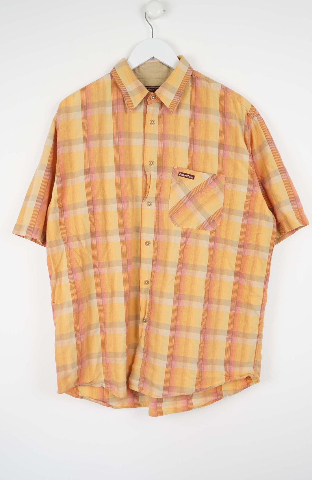 トップス 50s marlboro Open color rayon shirt 50s Marlboro L/S Open Collar Rayon Shirt | VOSTOK