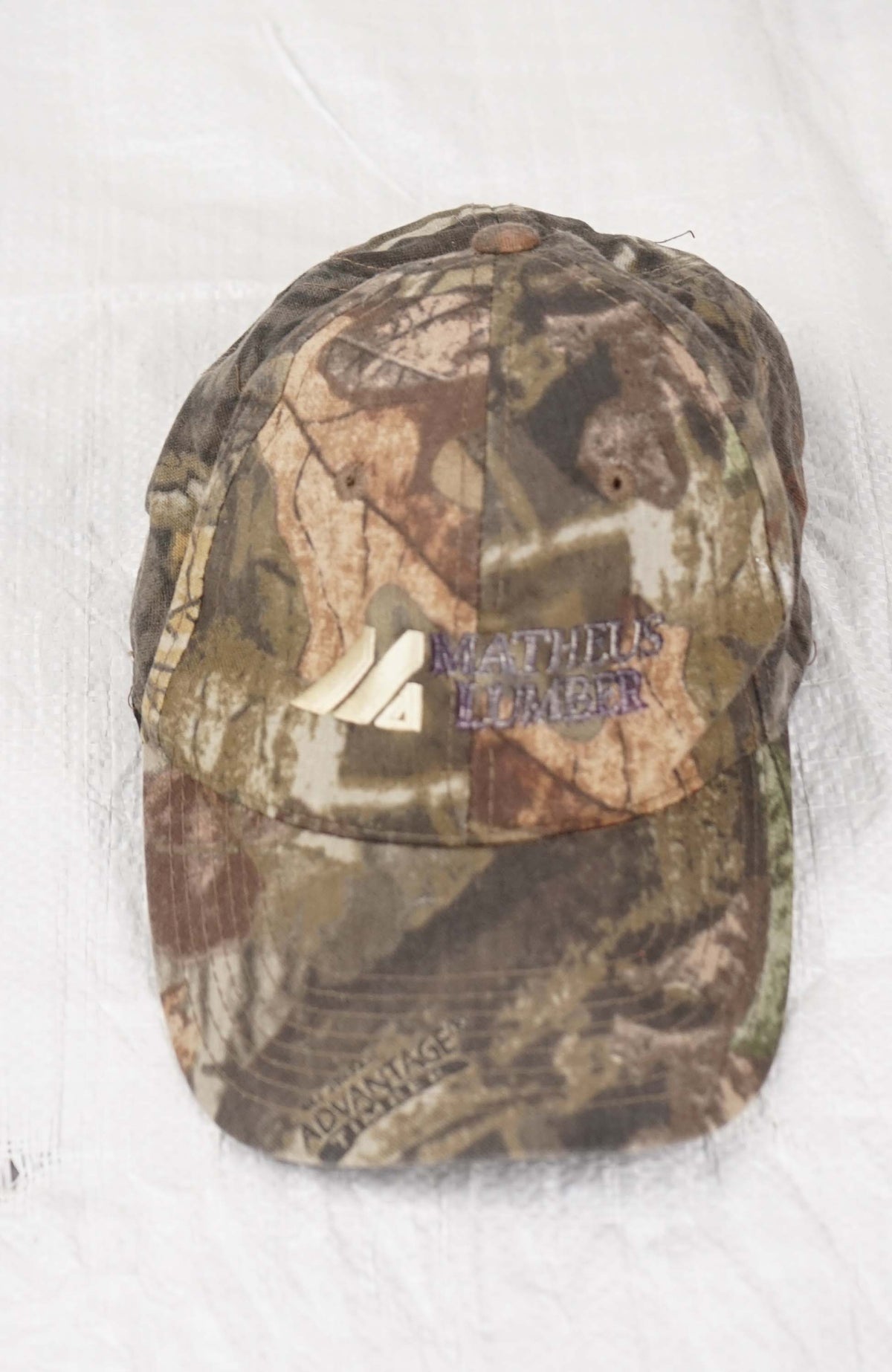 VINTAGE MATHEUS LUMBER REAL TREE HAT