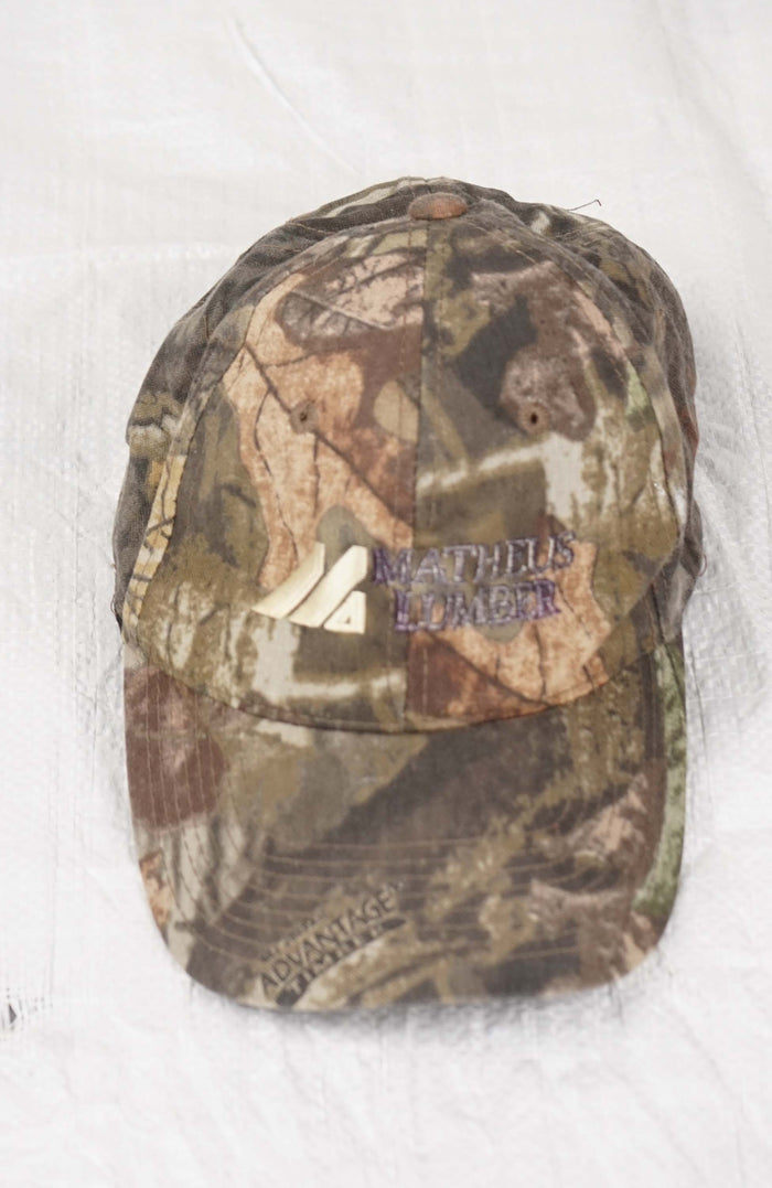 VINTAGE MATHEUS LUMBER REAL TREE HAT