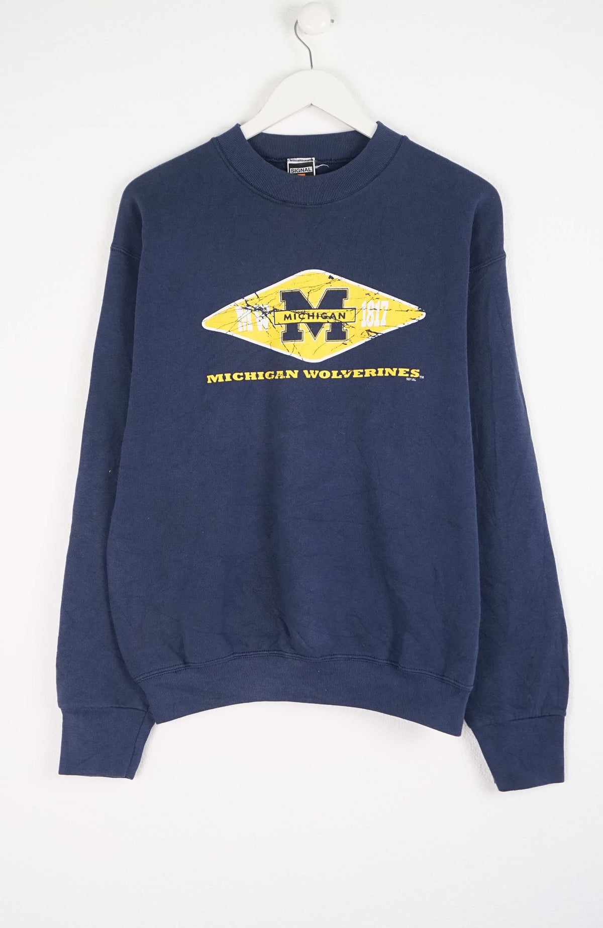 VINTAGE MICHIGAN COLLEGE SWEATER (S)