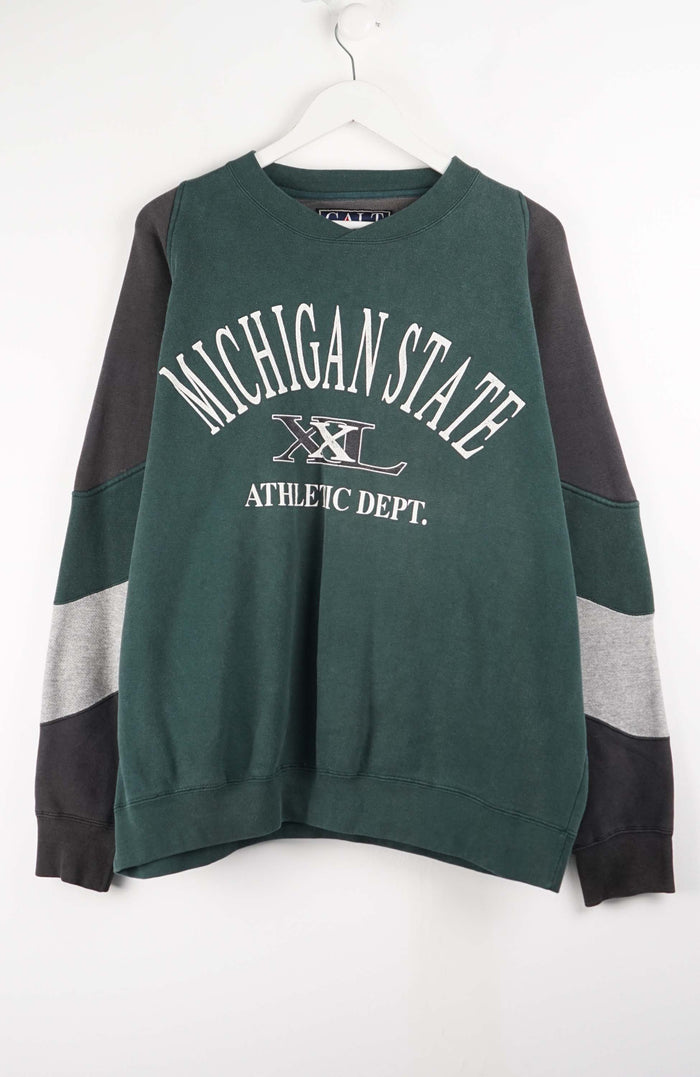 VINTAGE MICHIGAN STATE COLLEGE SWEATER (L)