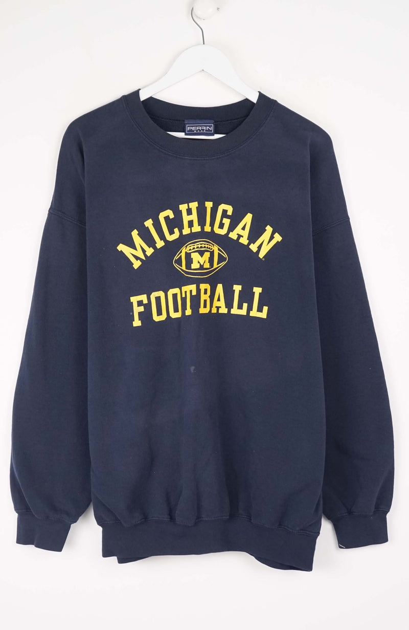 VINTAGE MICHIGAN STATE FOOTBALL SWEATER (XL)