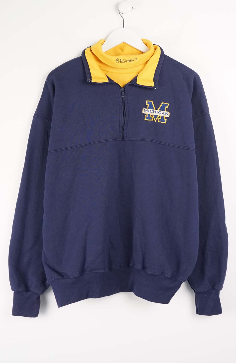 VINTAGE MICHIGAN COLLEGE SWEATER (L)