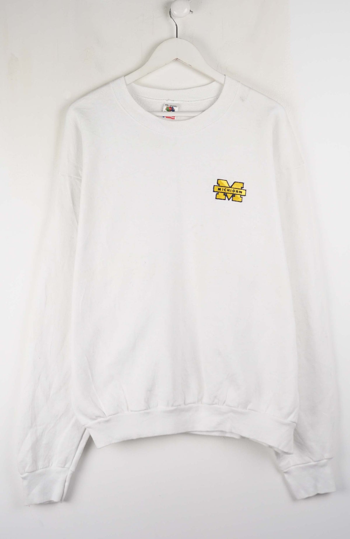 VINTAGE MICHIGAN COLLEGE SWEATER (L)