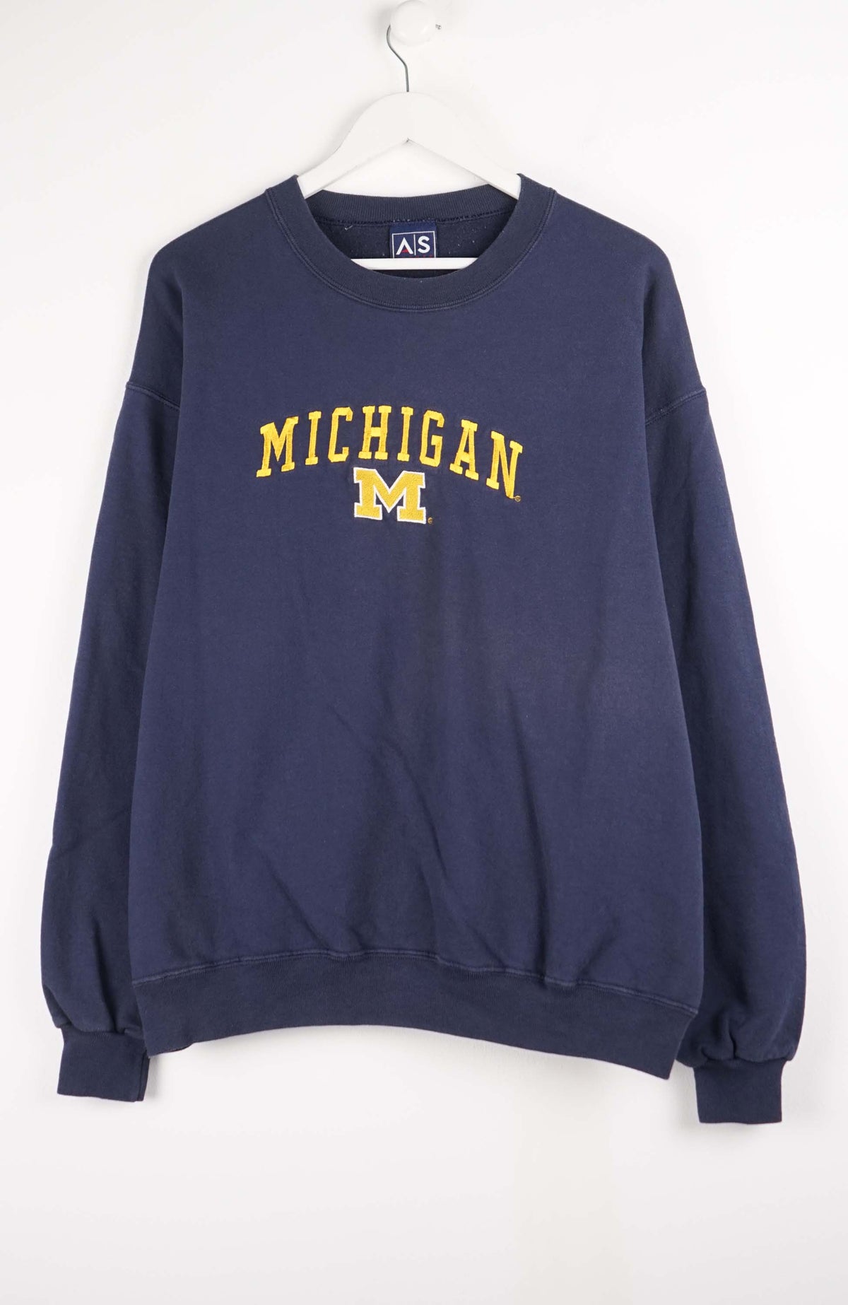 VINTAGE MICHIGAN COLLEGE SWEATER (L)