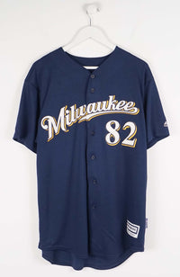 VINTAGE MILWAWKEE BASEBALL JERSEY (L)
