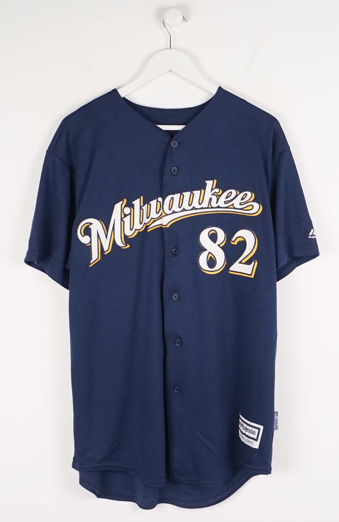 VINTAGE MILWAWKEE BASEBALL JERSEY (L)