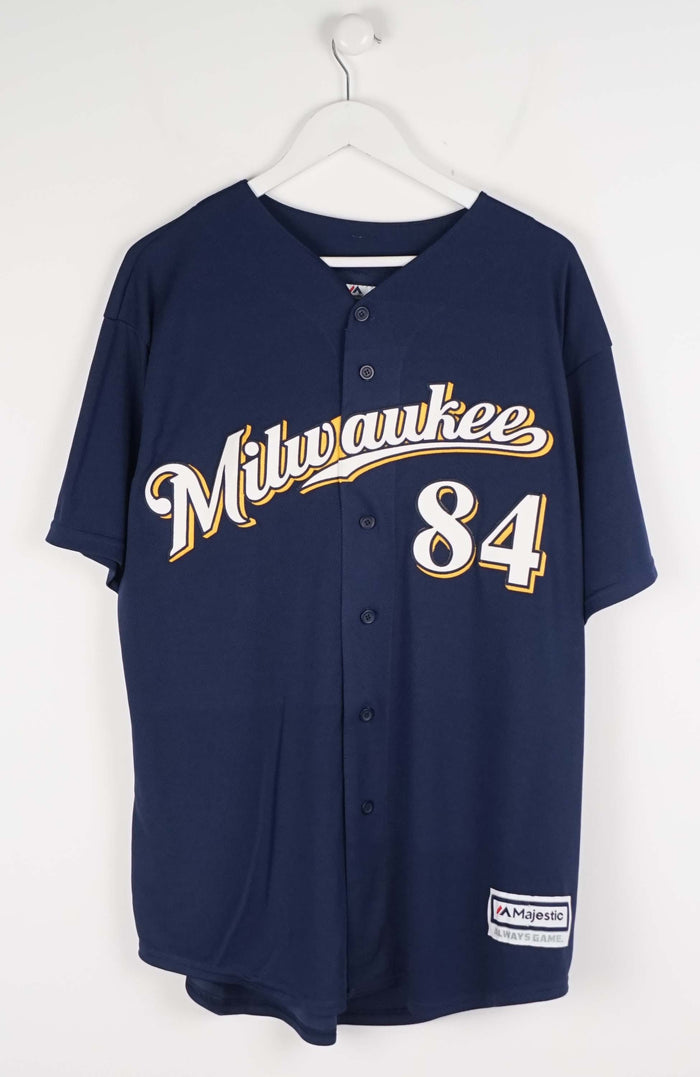 VINTAGE MILWAWKEE BASEBALL JERSEY (XL)