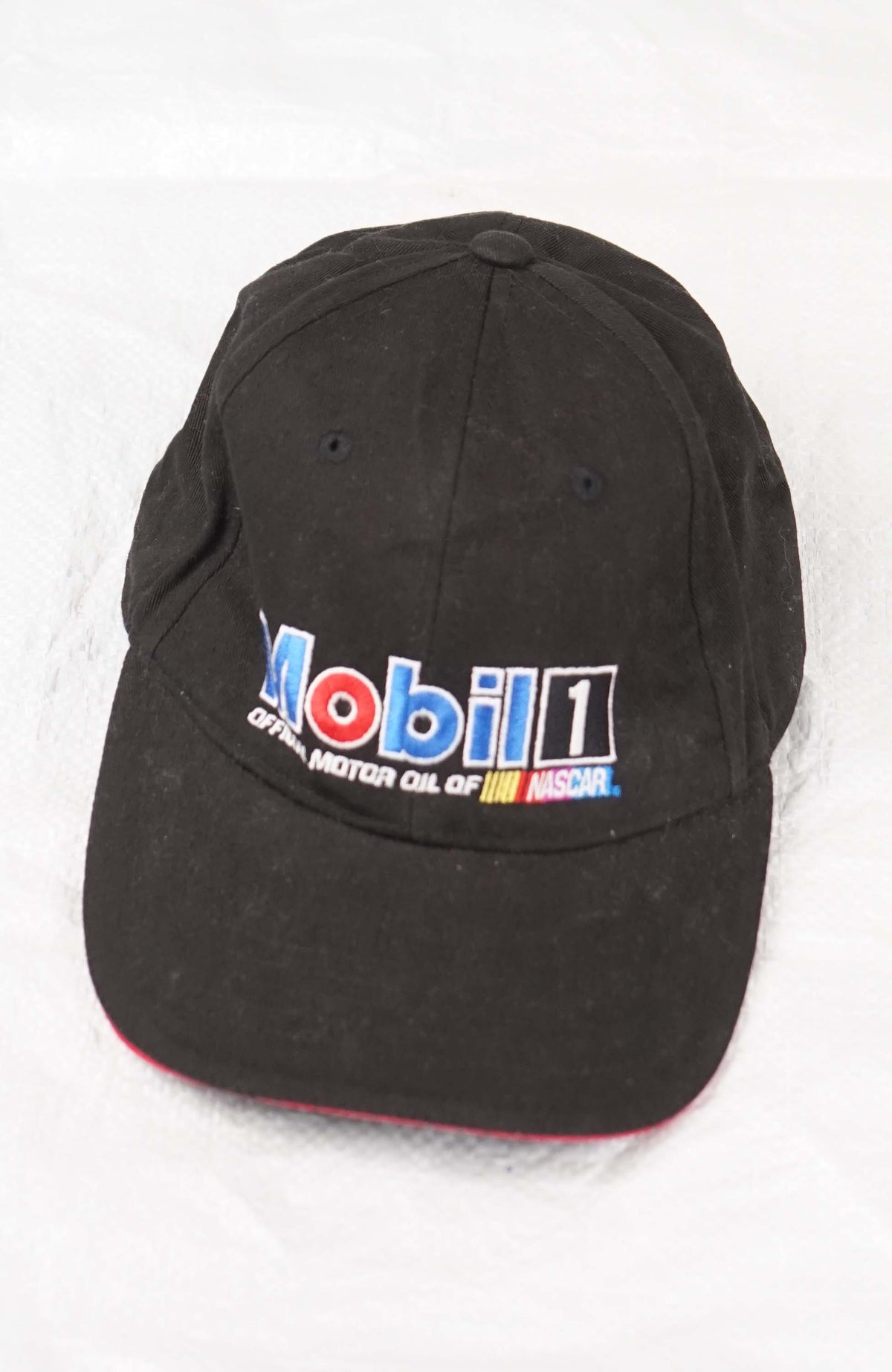 VINTAGE MOBIL 1 OFFICIAL MOTOR OIL OF NASCAR HAT
