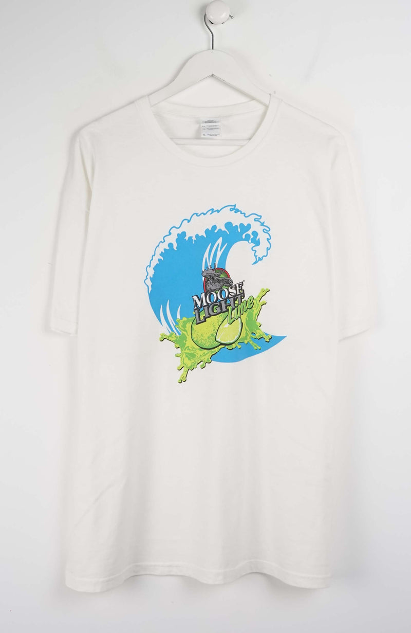 VINTAGE MOOSE LIGHT LIME BEER T-SHIRT (XL)