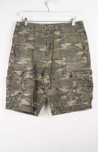 VINTAGE MOSSIMO CAMO CARGO SHORTS W34