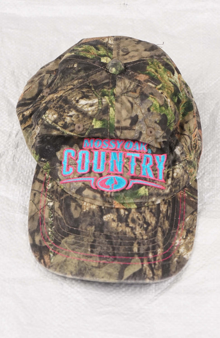 VINTAGE MOSSY OAK COUNTRY REAL TREE HAT