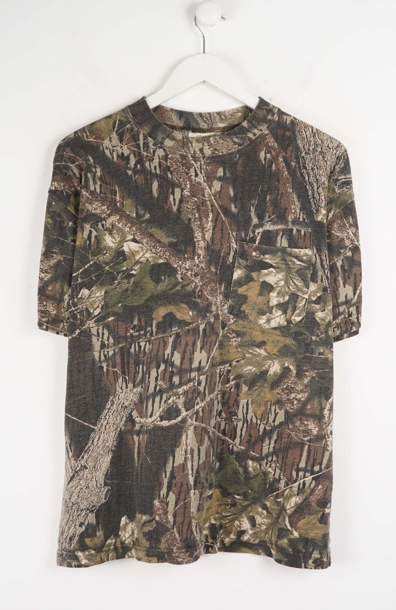 VINTAGE MOSSY OAK REAL TREE T-SHIRT (L)