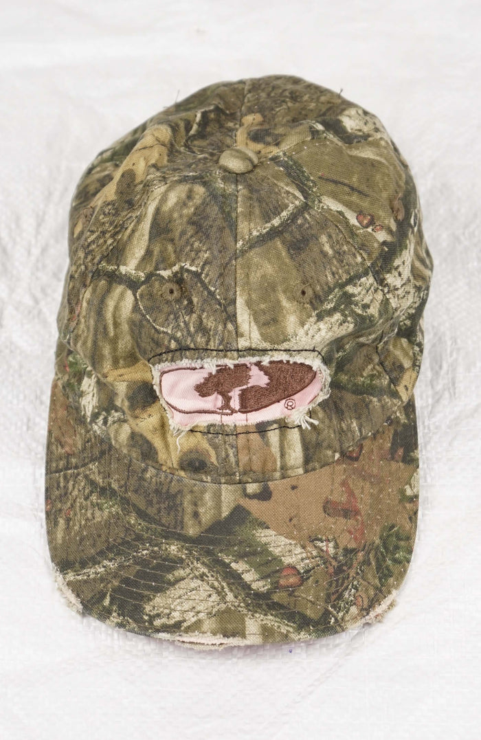 VINTAGE MOSSY OAK REAL TREE HAT
