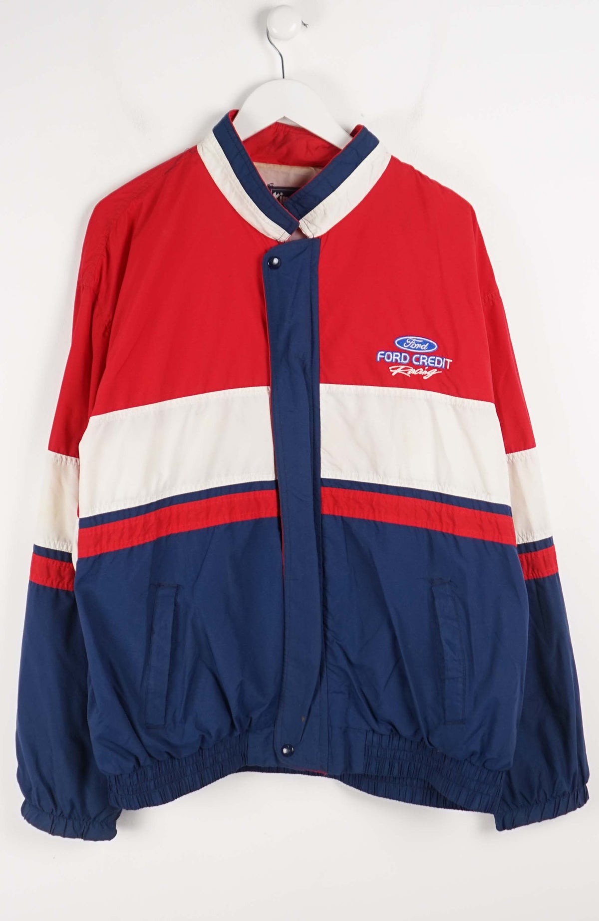 VINTAGE NASCAR FORD RACING WINDBREAKER (XL)
