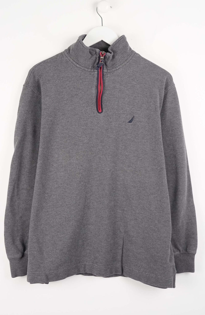 VINTAGE NAUTICA 1/4 ZIP SWEATER (L)