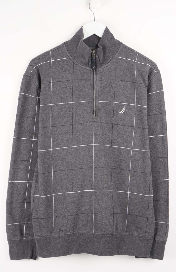 VINTAGE NAUTICA 1/4 ZIP SWEATER (L)