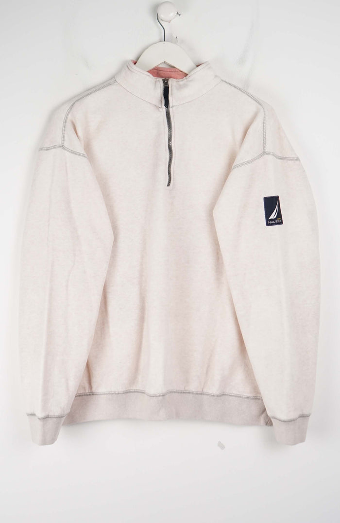 VINTAGE NAUTICA 1/4 ZIP SWEATER (M)