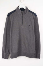 VINTAGE NAUTICA 1/4 ZIP SWEATER (XL)
