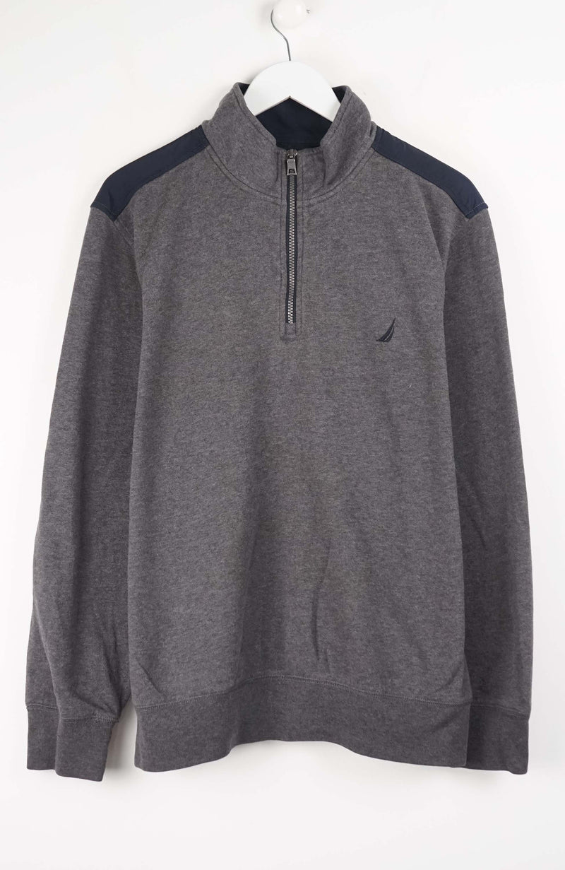 VINTAGE NAUTICA 1/4 ZIP SWEATER (XL)