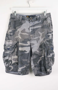 VINTAGE NAUTICA CAMO CARGO SHORTS W32