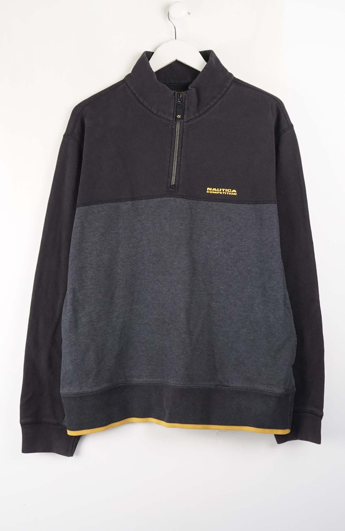 VINTAGE NAUTICA COMPETTITION 1/4 ZIP SWEATER (L)