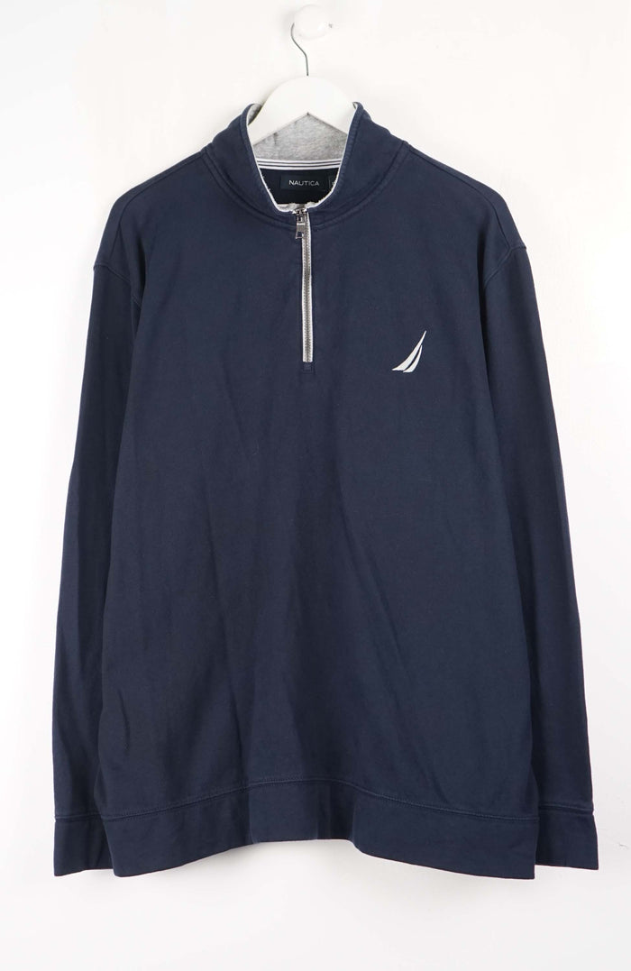 VINTAGE NAUTICA 1/4 ZIP SWEATER (XXL)