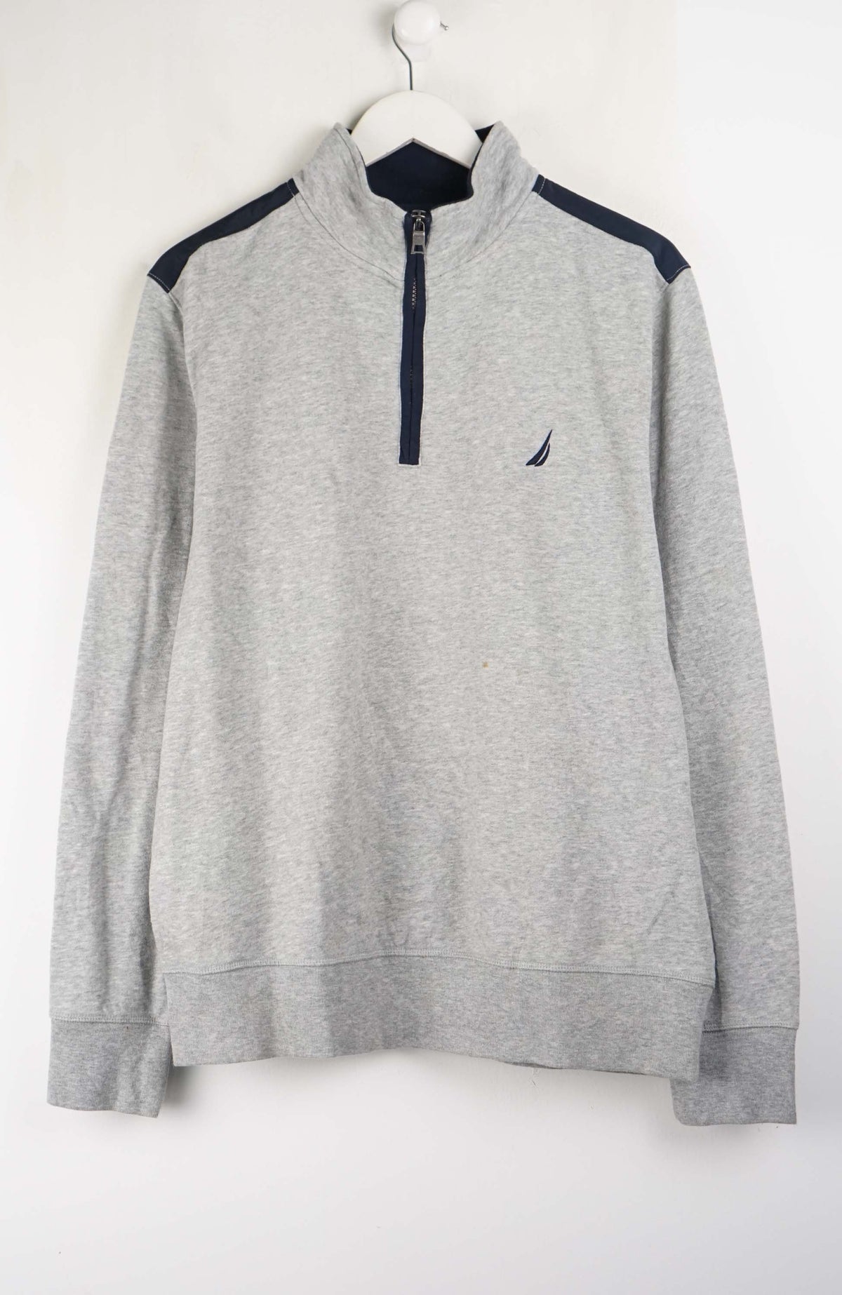 VINTAGE NAUTICA 1/4 ZIP SWEATER (L)